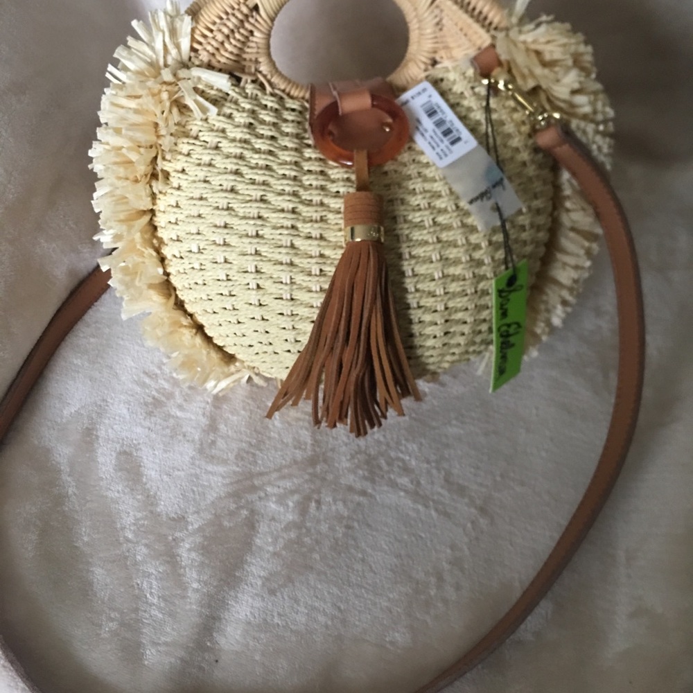 Sam Edelman Pomona Straw Satchel Bag